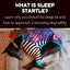 What is sleep startle in greyhounds and how can you support them through it?