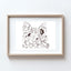 Limited Edition Bryony Moss "Love Long Dogs" A5 Print