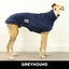 Twilight Greyhound Quilted Sleeveless Sweater