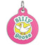 Silly Goose Pink Dog Tag