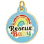 Rescue Baby Blue Dog Tag