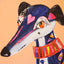 Love. Art. Hound "Art Collage Hound" A4 Print