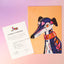 Love. Art. Hound "Art Collage Hound" A4 Print