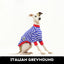 Blue Breton Italian Greyhound Long Sleeve Hound-Tee