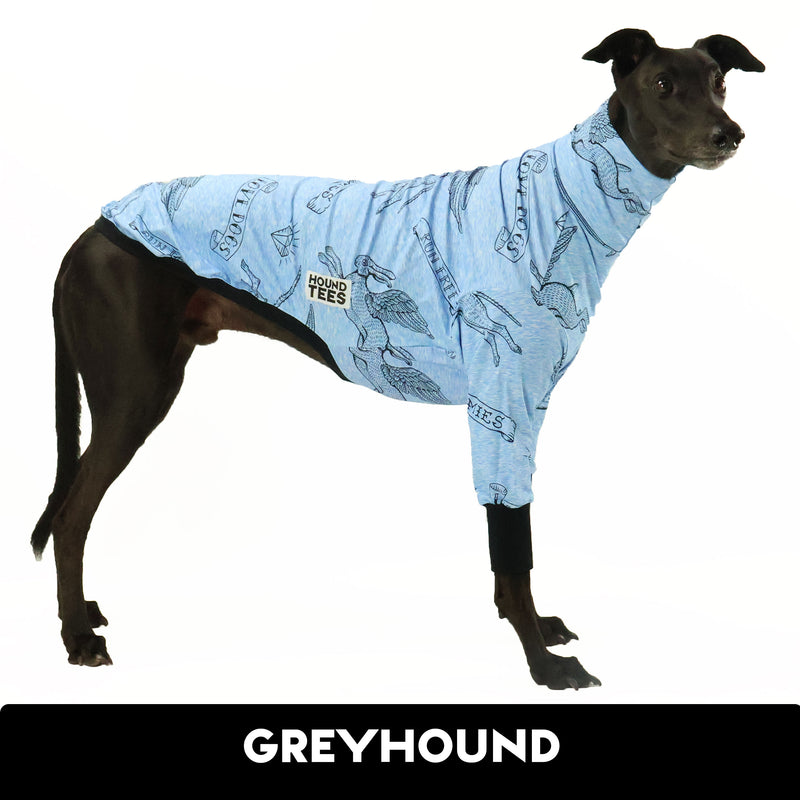 Love Dogs Blue Greyhound Long Sleeve Tweater