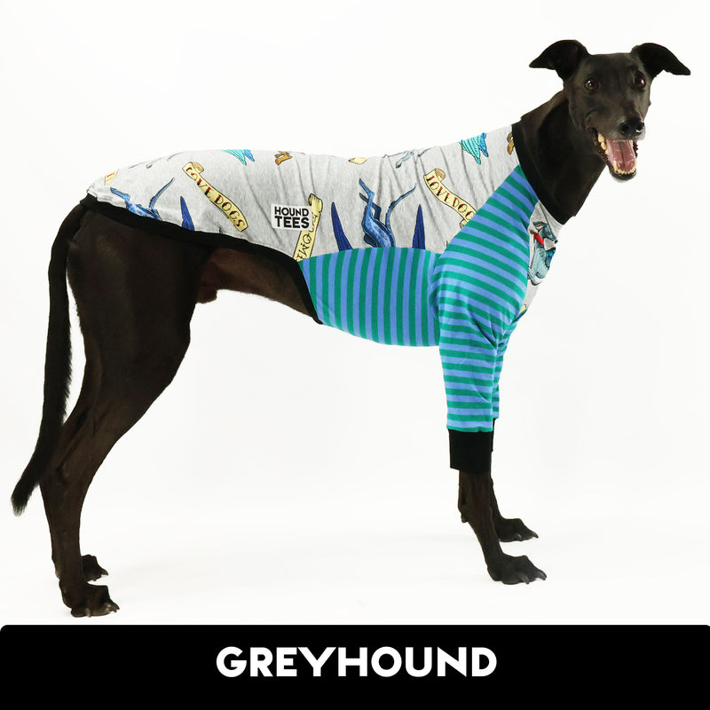 Flying Friends Greyhound Long Sleeve Hound-Tee