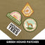 Green Hound Patches
