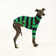 Green Rugby Whippet Long Sleeve Tweater