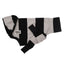 Big Cheeze Greyhound Long Sleeve Tweater in grey fat stripes, product view