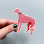 Bryony Moss Pink Albert Hound Patch