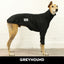 Midnight Greyhound Quilted Sweater