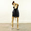 Midnight Greyhound Quilted Sleeveless Sweater