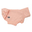 Peach Pawfect Whippet Quilted Sleeveless Sweater