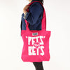 Pets Not Bets Pink Tote Bag