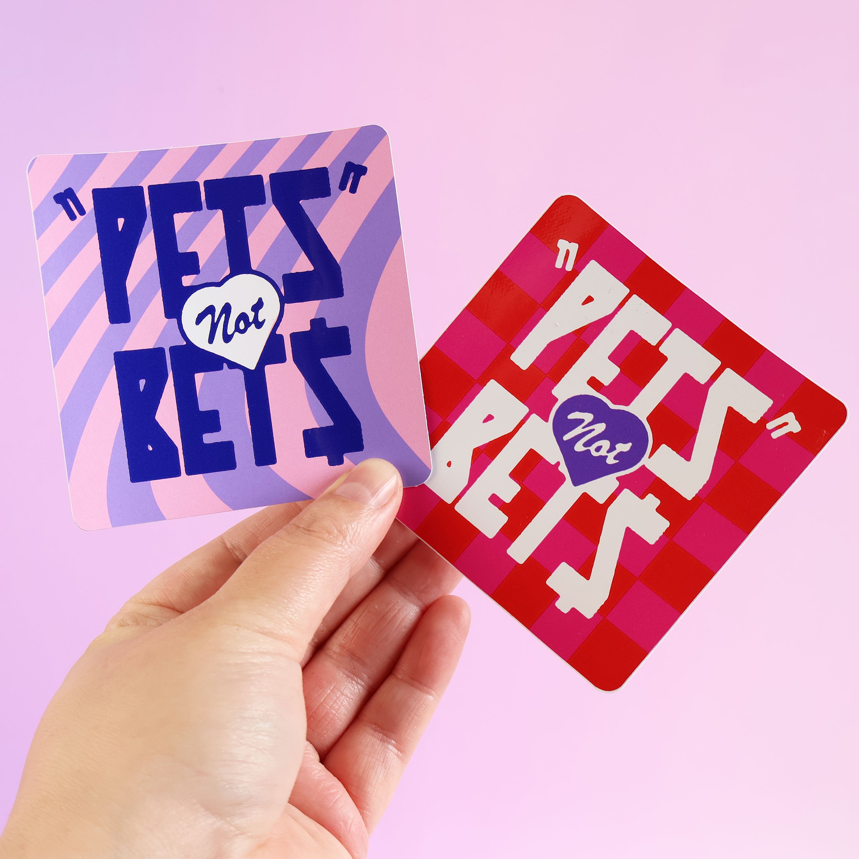 Pets Not Bets Sticker – Hound-Tees®