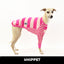 Pink Flamingo Whippet Long Sleeve Hound-Tee LARGE ONLY