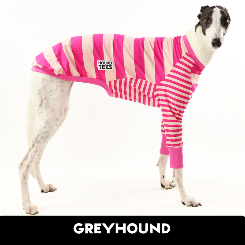 Pink Flamingo Greyhound Long Sleeve Hound-Tee 2XL ONLY