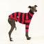 Red Rugby Whippet Long Sleeve Tweater