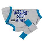 Rescued Not Retired Grey WHIPPET Sweater