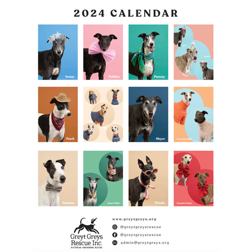 Greyt Greys 2024 Calendar