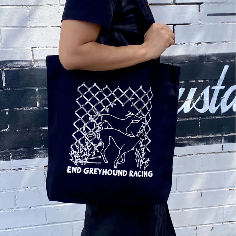 Greyt Greys End Greyhound Racing Tote Bag