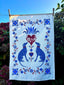 House of Hawks Tea Towel
