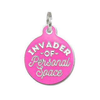 Bad Tags Invader of Personal Space Pink