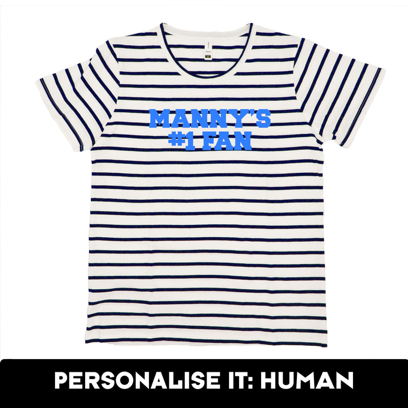 Personalise it: HUMAN Women's Stripe Tee