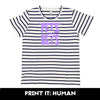 Print it: HUMAN Women's Stripe Tee