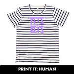 Print it: HUMAN Women's Stripe Tee